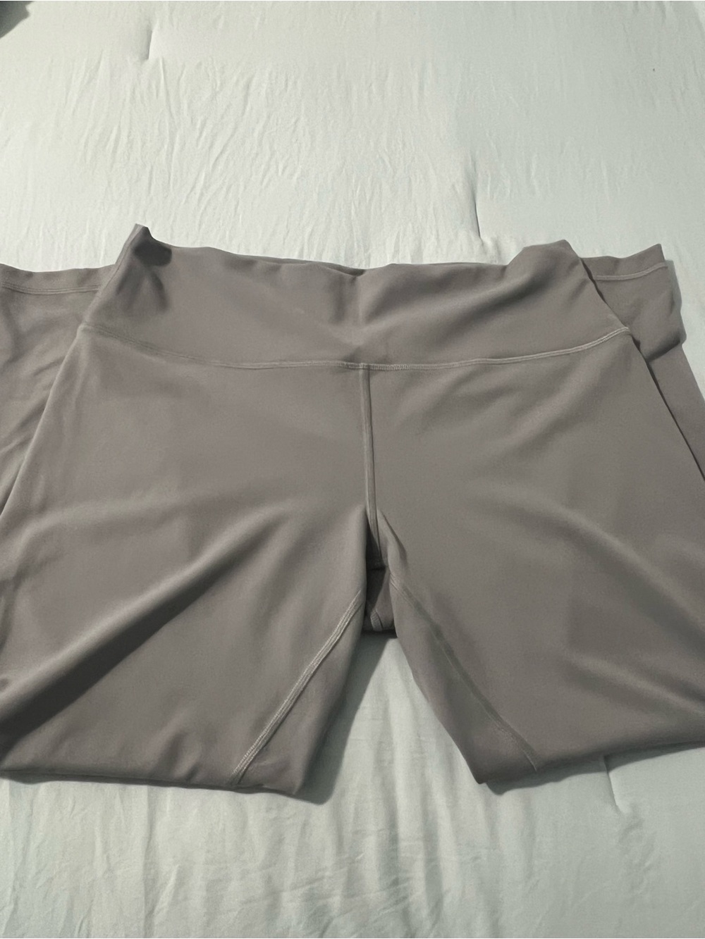 lululemon athletica High-Waist Bike Shorts in Taupe Gray